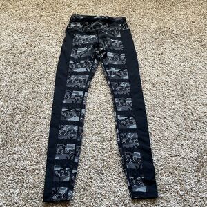 Nike DriFit Leggings, XS, black camo stripe